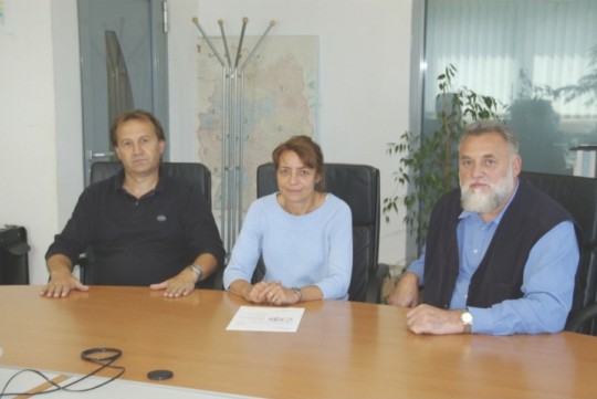 Anton Šenk, Verica Šenk e Janez Lesar